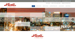 Desktop Screenshot of nicoll.com.pe