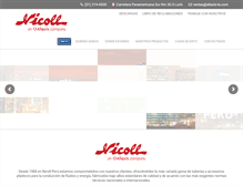 Tablet Screenshot of nicoll.com.pe